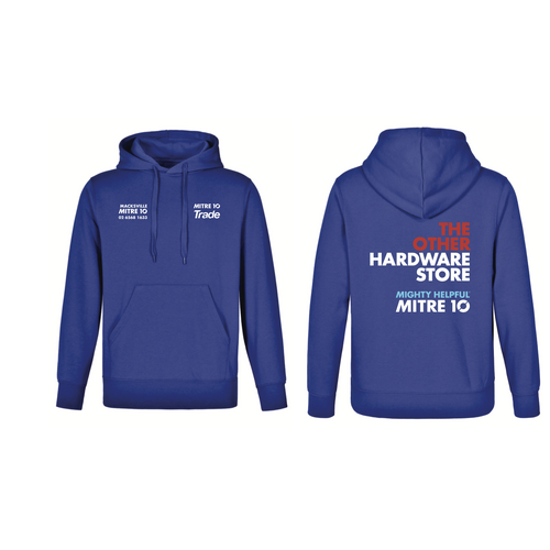 CUSTOMISED Mitre 10 Trade Centre Hoodie