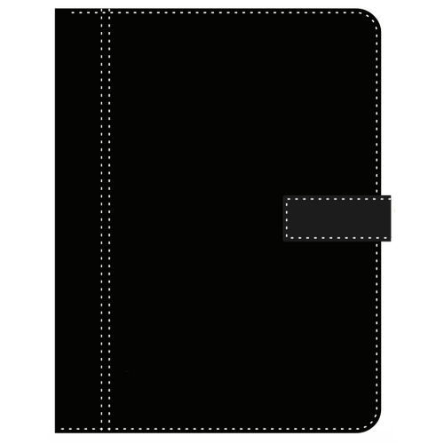 Blank Black Executive Diary