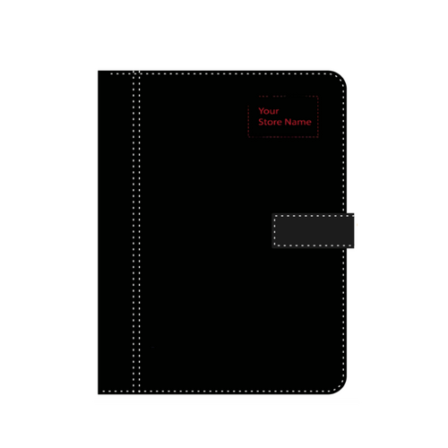 Blank Black Executive Diary with Store Name