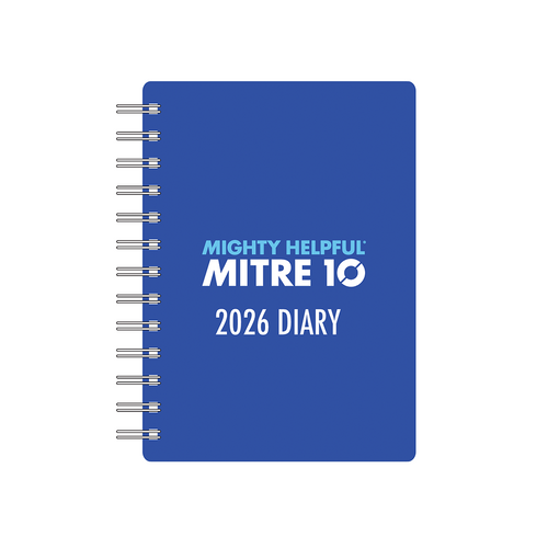 Mitre 10 A4 Hard Cover Diary