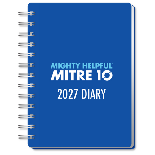 Mitre 10 A4 Hard Cover Diary